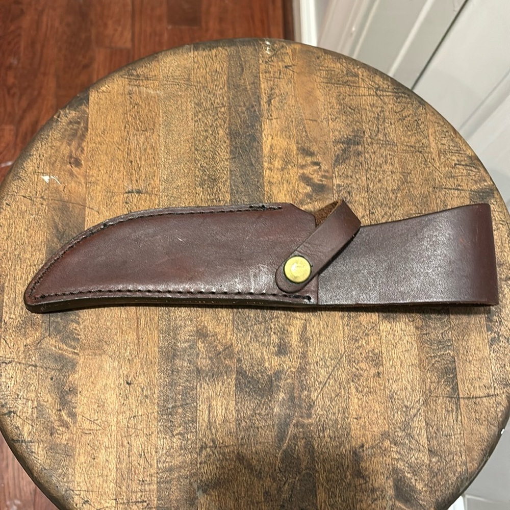 Leather knife sheath 16cm